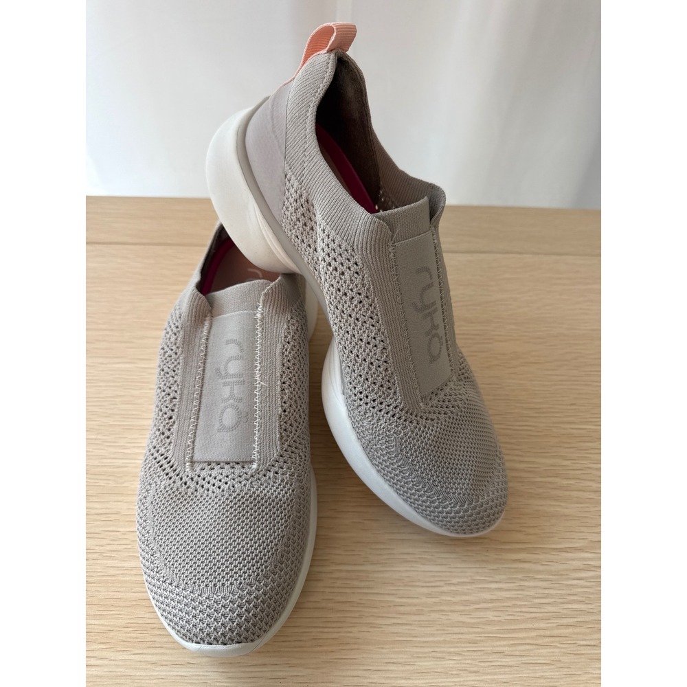 NIB Ryka Silver Cloud Slip On Walking Shoes Comfort Cushioned Sneakers Taupe